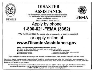 FEMA Assistance - Disaster Assistance